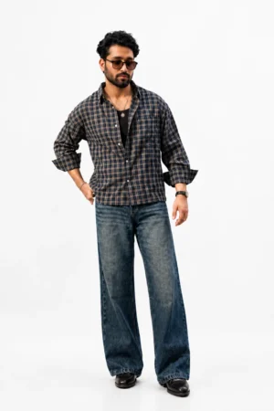 Men’s Relaxed Fit Washed Casual Jeans